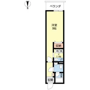 フローラ村上【5階】の間取り