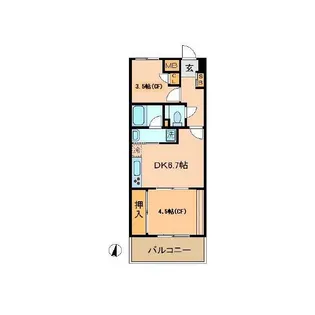 グローリア初穂久が原【3階】の間取り