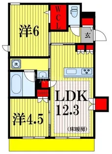 フォルトゥーナ【1階】の間取り