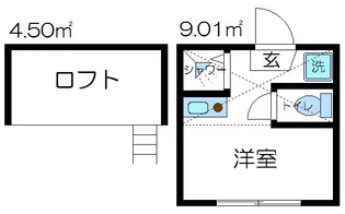 アミティエ東小岩【1階】の間取り