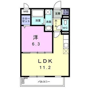 グランツ【1階】の間取り