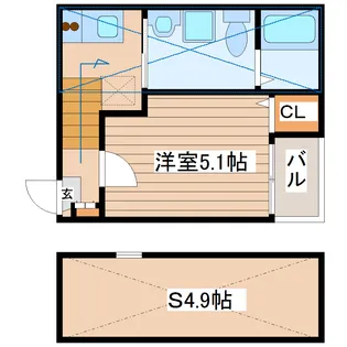 CASA FELICE通町【1階】の間取り