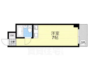 ロワイヤル北野【4階】の間取り