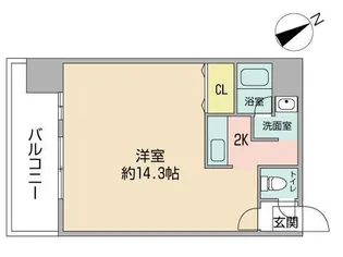 エッジウォーターテラス【15階】の間取り