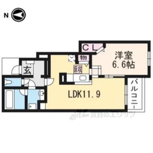 アルコバレーノ【1階】の間取り