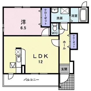 ロトルア【1階】の間取り