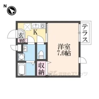 Rock【1階】の間取り