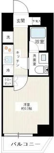 SQUARE CITY TSURUMI RIVERSIDE【4階】の間取り
