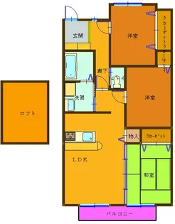 St.Rita【3階】の間取り