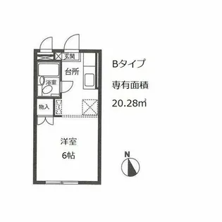 メゾン・プラザ-A【1階】の間取り