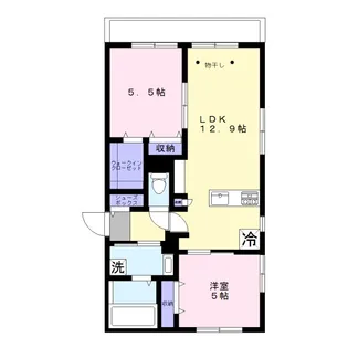 アートハイツ白幡【2階】の間取り