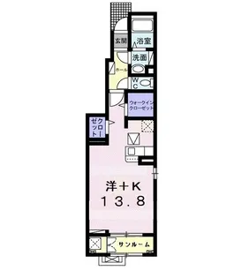 メゾン ド ユタイ II【1階】の間取り