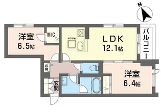 ティエンポ フェリズ I【1階】の間取り