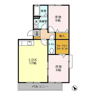 メゾン・プランドール【2階】の間取り