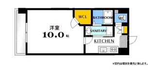 ウィステリア天神川【7階】の間取り