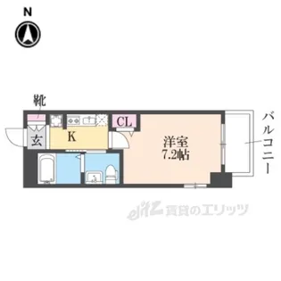 M’プラザ小阪駅前【2階】の間取り