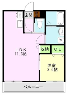 FLAT.YM apt【1階】の間取り