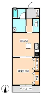 コンフォール郡山【2階】の間取り