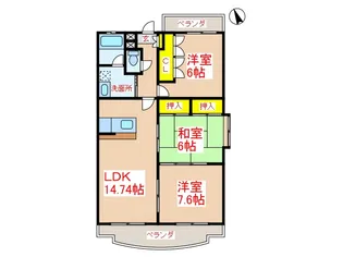 第3向井ビル【2階】の間取り