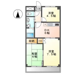 ガーデンヒルズ【2階】の間取り