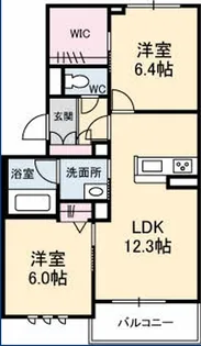 シャーメゾンアルタミラ府中【3階】の間取り