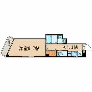 モノリスビル【4階】の間取り