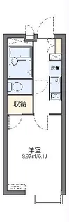 レオパレスブルーシャイン【2階】の間取り
