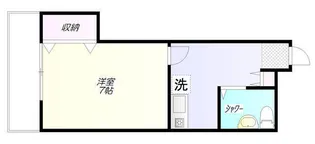 セシオン西新宿【3階】の間取り