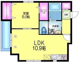 スカイメゾン【1階】の間取り