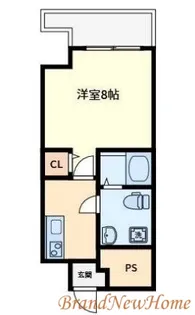 ラシーヌ宿院【9階】の間取り