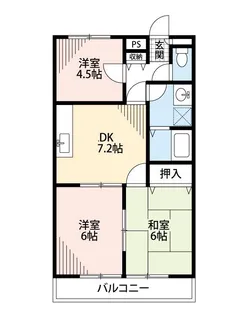 メゾーネアスカ【4階】の間取り