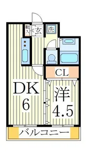 ウインベルデュエット北柏NO.1【1階】の間取り
