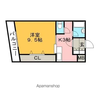 ヴェルデ【2階】の間取り