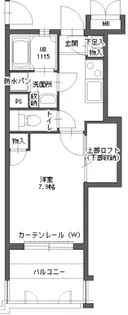 アクタス博多Vタワー【8階】の間取り