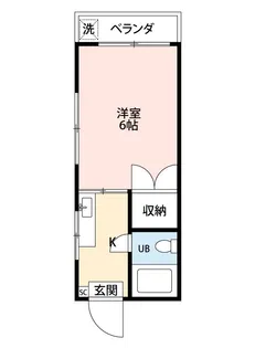 井野ハイツ【1階】の間取り