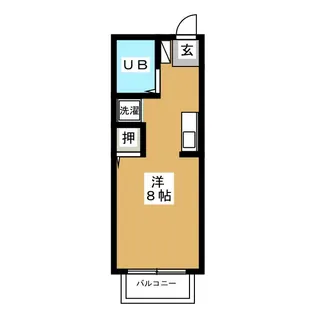 ボナールハウス【1階】の間取り