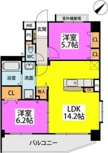 アーバンヴィラ【3階】の間取り