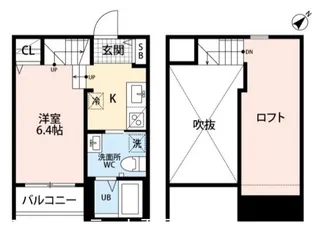 CRASTINE井尻(クラスティーネ)【1階】の間取り