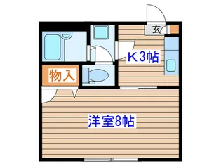 クリエ-トハイツ長町【1階】の間取り