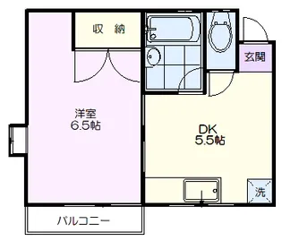 ハイツはじめ【2階】の間取り