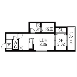 Well-being巽西【2階】の間取り
