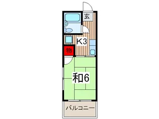 コーポ沼田【2階】の間取り