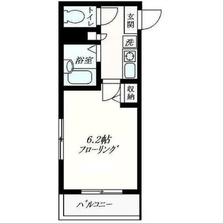 ジュネス新大塚【2階】の間取り