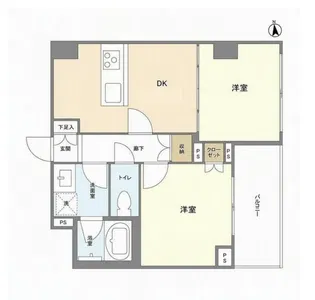 グランデールG.H.【1階】の間取り