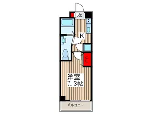 アルファコート西川口6【8階】の間取り