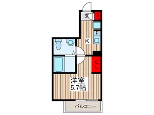 N.プライム北越谷【3階】の間取り