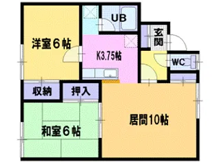コーポ信和【1階】の間取り