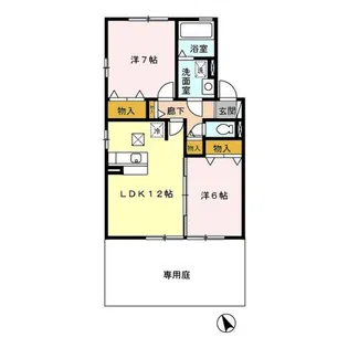 フォレスト・コート B/C【1階】の間取り