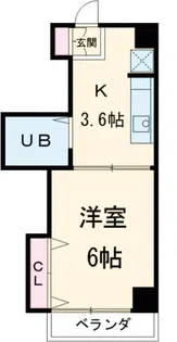 メゾン河原口【3階】の間取り