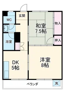 グリーンビル【4階】の間取り